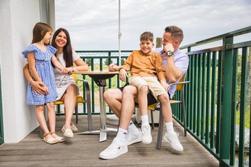 Familienzimmer mit Balkon